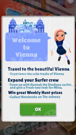Subway Surfers World Tour :Vienna(SoftHank's Version), Subway Surfers  Fanon Wikia