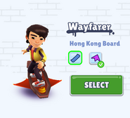 Wayfarer, Hong Kong board