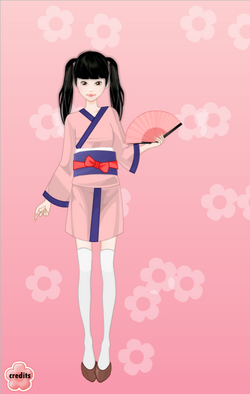 Anime Kimono Dress Up Game [Rinmaru Games]