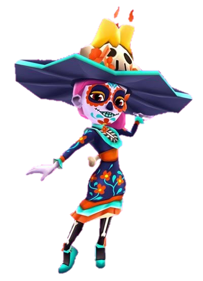 Subway Surfers - #ShopUpdate Team up with this bone-chilling crew. 💀 Dash  through Mexico with Eddy, Scarlett, Scarlett's Catrina outfit, and Manny,  as well as Manny's Mariachi outfit! The Halloween Crew is