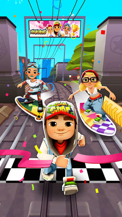 Subway Surfers - The #SubwaySurfers World Tour goes to cool Berlin! 🐻  Download the new update NOW:  Let's get moving! 🎵