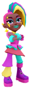 Berta with Tony's pose