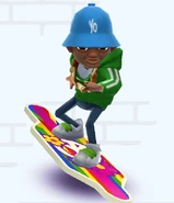 Darryl surfing on Groovy
