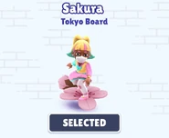 Pink surfing on Sakura