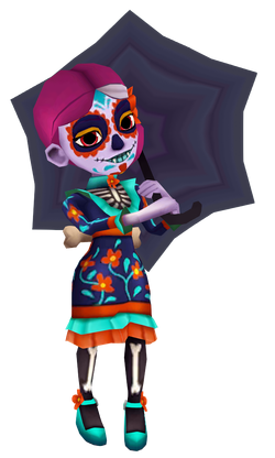 Subway Surfers - #ShopUpdate Team up with this bone-chilling crew. 💀 Dash  through Mexico with Eddy, Scarlett, Scarlett's Catrina outfit, and Manny,  as well as Manny's Mariachi outfit! The Halloween Crew is