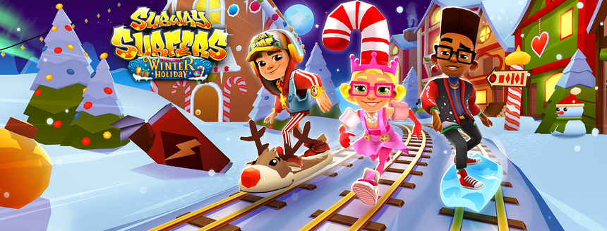 SUBWAY SURFERS WINTER HOLIDAY 2019 l SEXTA FABULOSA UMA CAIXA ♡ ♥ 