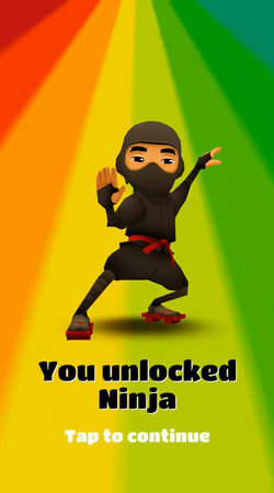 Subway Surfers historic Zurich Ninja Flame Outfit 