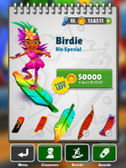 Purchasing Birdie with Carmen in her Shake Outfit