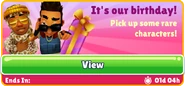 2012 promo characters, Prince K and Tony.