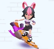 JiYeongonFoxTrail.jpg (90 KB) Ji-Yeong surfing on Fox Trail