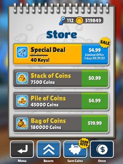 Subway Surfers  Comprar Chaves - Moedas - Coins - Keys