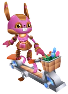 Rabbot surfing on Pedal