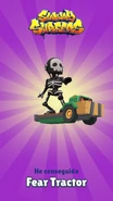 Unlocking Fear Tractor with Dummy in its Skelly Outfit