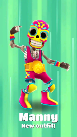 Subway Surfers Mexico Halloween 2019 New Character Manny Luchador