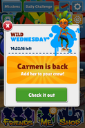 Week 3:Carmen's reappearance