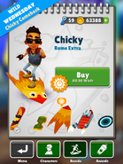 Purchasing Chicky with Tony during the event