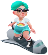 Rain surfing on Shuttle