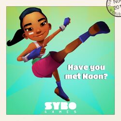 Subway Surfers - #ShopUpdate ⭐ You'll never miss a beat! 🎶 Unlock Bangkok  surfer Noon, Noon's Pink Outfit, and the melodic Ukulele Board. Available  from March 8th - March 10th. 🎸 See