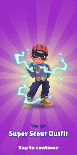 SUBWAY SURFERS RIO 2023 : OFFICIAL SUPER RUNNER FERNANDO SUPER SCOUT OUTFIT  