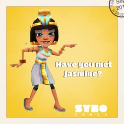 Subway Surfers on X: #ShopUpdate Explore the sandy seas of Egypt with the  Cairo crew. 😎 Unlocks Kareem, Jasmine, Zuri - including Jasmine's Safari  Outfit and Zuri's City Outfit. Available ALL update.