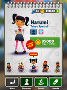 Purchasing Harumi