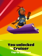 Unlocking Cruiser with Wayne in his Knight Outfit