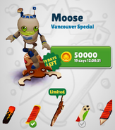 Purchasing Moose with Tagbot in its Space Outfit