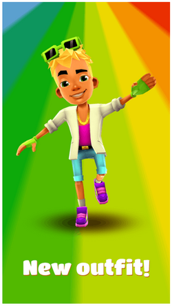 SUBWAY SURFERS MIAMI 2022 : NICK NEON OTFIT AND RETRO WAVE BOARD