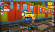 Koral in her Sub Explorer outfit in the New Subway Classic Home Screen