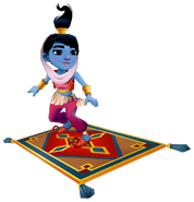 Amira genie outfit surfing.png (377 KB) Amira in her Genie Outfit surfing on Old Dusty