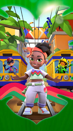 Subway Surfers News on Instagram: Join us in Rio as we Play 4 the Planet!  🇧🇷🌎🏃 Get moving with Tainá and the Kite Board. ✨ Run through the   Rainforest with Super