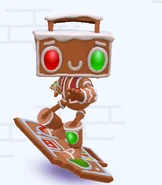 Gingerbot surfing on Ginger Boom #2