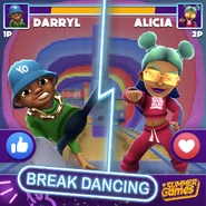 Summer Games Break Dancing versus: Darryl vs Alicia