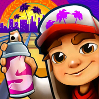 THE NEW SUBWAY SURF IS IN VENICE BEACH IS THIS A GORILLAZ