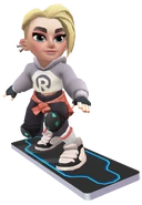 Catrine Surfing On Future Wave #1