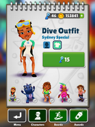 Purchasing Kim's Dive Outfit