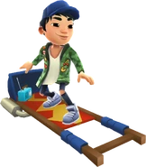 LeeOnRickshaw.png (373 KB) Lee surfing on Rickshaw