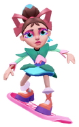 Ribbon surfing on Bubblegum