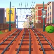 New Subway Studio Background