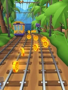 Koral in her Tenta Queen Outfit Running in Rio 2023 Map#2