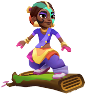 Rani surfing on Spring