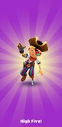 Getting a Top Run with Hugo in his Pirate Outfit