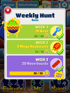 Completing the Weekly Hunt