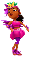 Carmen in her Shake Outfit with Ramona's pose