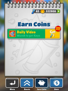 Watch the Daily Video to earn Key's.