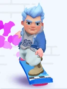 Leif surfing on Piece of Cake