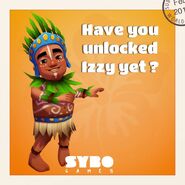 Have you unlocked Izzy yet?