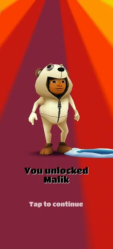 Subway Surfers - Chill out with Malik in his awesome Tusk Outfit