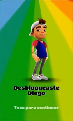 Subway Surfers Gameplay : Unlock Diego 