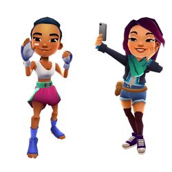 User blog:Caitlin Reece Alex Francisco/Aina and Zuri, Subway Surfers Wiki